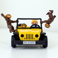 Playmobil yellow safari jeep - playmobil,