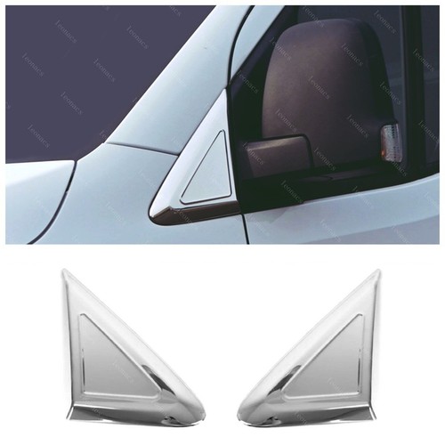 Chrome mirror cover triangle - chrome,