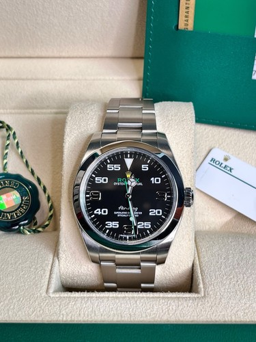 Rolex air king men - rolex, black