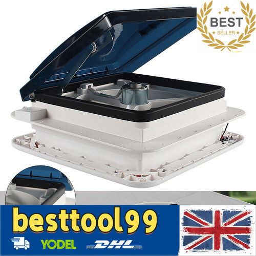Roof hatch vent fan - fan, w/led