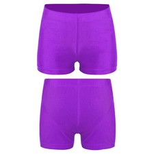 Kids Boys Boyshorts Yoga Shorts Competition Bottoms Elastic Waistband Dancewear