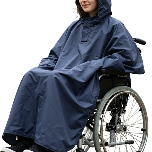 Waterproof wheelchair poncho - wheelchair,