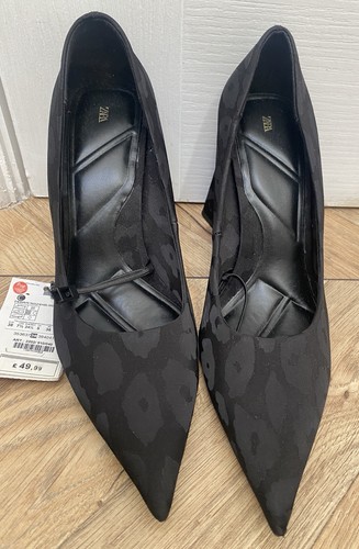 Zara black animal print - zara,