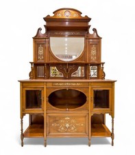 Antique 19thC Mahogany Inlaid