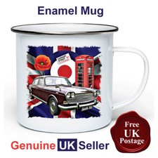 Austin 3 Litre Mug,11oz Enamel Austin 3 Litre Camping Mug, Enamel Cup
