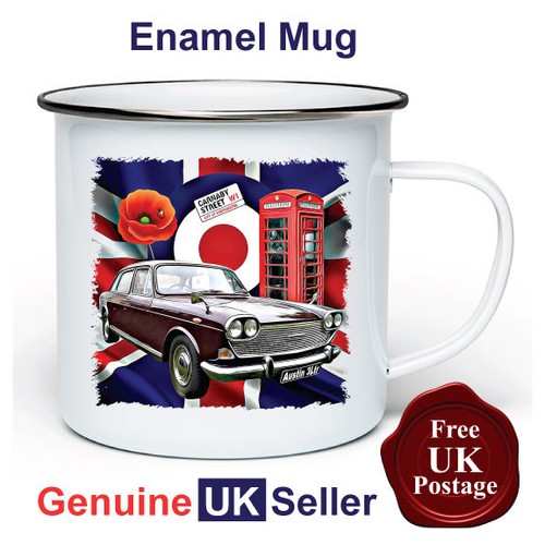 Austin litre mug - 3, enamel