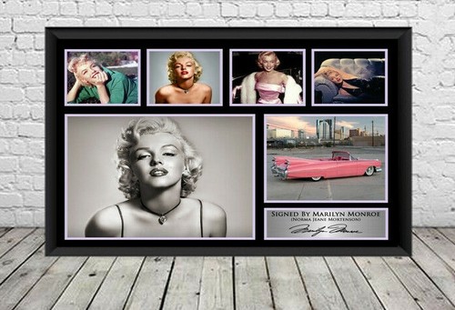 Marilyn monroe signed photo - marilyn,