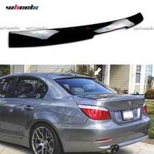 REAR WINDOW SPOILER ROOF GUARD LIP WING GLOSS BLACK FOR BMW 5 SERIES E60 03-10