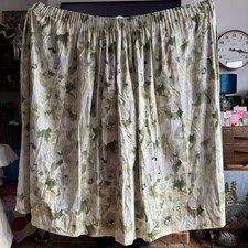 Curtains Floral Green x 2