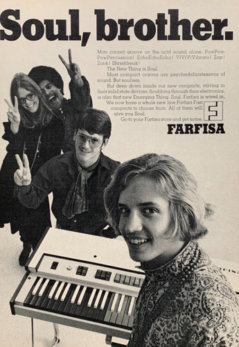 Farfisa 1966 compact organs - 1966,