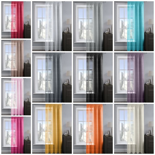 Curtain net panel - panel, shimmer
