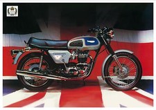 TRIUMPH Poster T140 Silver Jubilee Bonneville 1977 UK Suitable to Frame