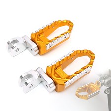 For Hypermotard 1100 /S/EVO/SP 08-14 25mm Lower Front Foot Pegs Wide Rider Gold