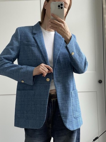 Sandrojacquard denim jacketrrp - sandrojacquard,