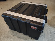 SKB 6U 19" Black Flight Case Rack