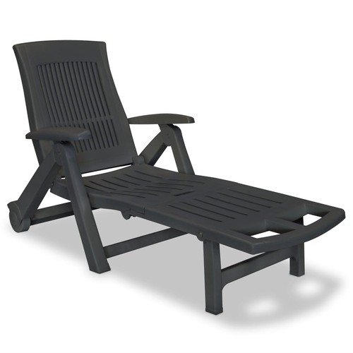 Sunlounger with footrest - with,