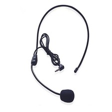  Teacher Microphone Portable Voice Amplifier Wired Headset Loudspeaker