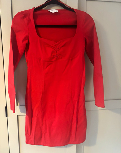 Bershka red polyester - red,