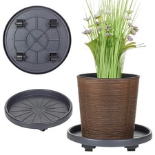 Black Plastic Garden Flower