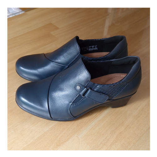Hotter barnet navy leather - barnet,