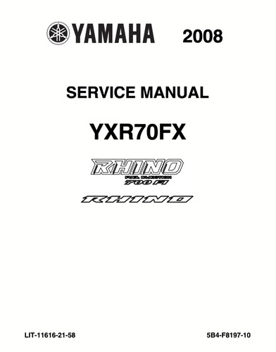 Yamaha rhino 700 yxr700fx - yamaha, fi
