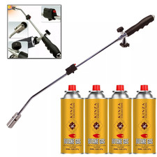 Weed Burner Killer Wand Butane Gas Blowtorch Garden Outdoor Weeds Moss Fungus
