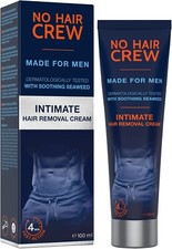 Mens Intimate Genital Hair Removal Cream for Sensitive Areas Extra Gentle 100 ml