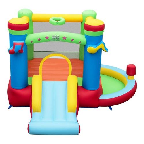 Inflatable jumping castle - castle, with