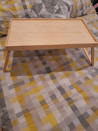 Ikea resgods bamboo bed tray - bamboo,