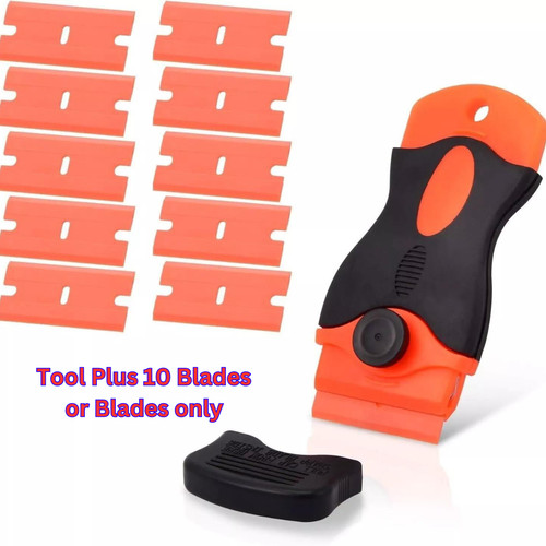 100 pcs plastic scraper - 100,