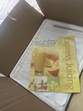 Jack  Lalanne’s Power Juicer Express Model # MT-1020 *NEW Open Box* w Recipe Bks