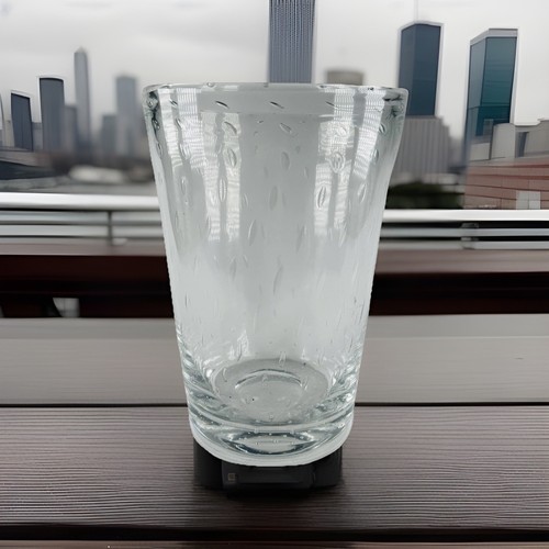 Whitefriars glass vase - whitefriars, flint