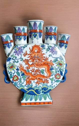 Chinese porcelain tulip vase - chinese,