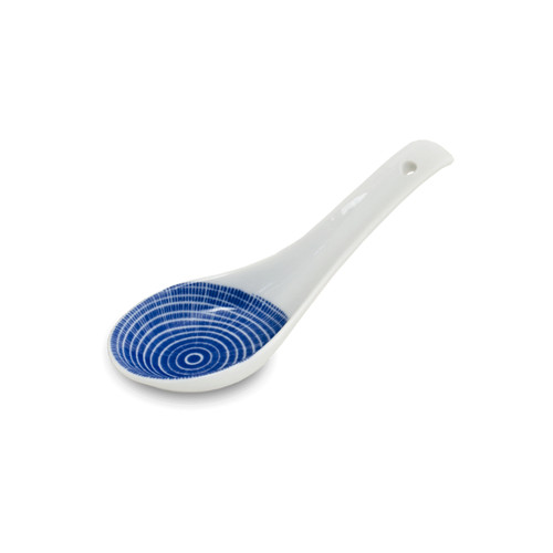 Ceramic oriental tokusa blue - blue, &