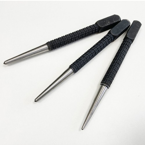 Steel centre punch set - punch, 3pce