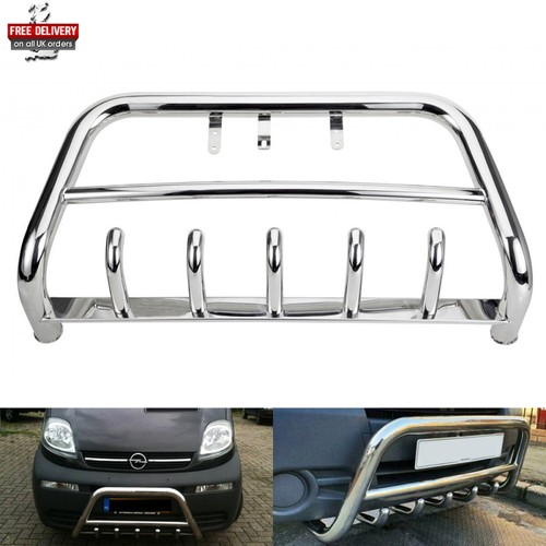 Polished chrome bull bar nudge - bull,