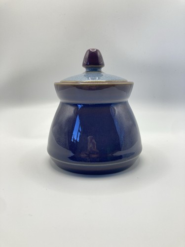 Denby storm lidded sugar bowl