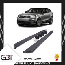 Side Steps For Range Rover Velar Aluminium Running Boards All Black UK Seller