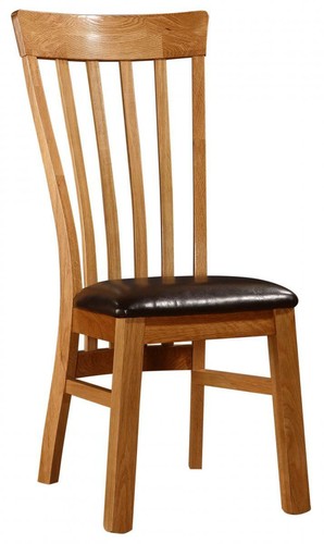 Solid oak dining chairs - solid,