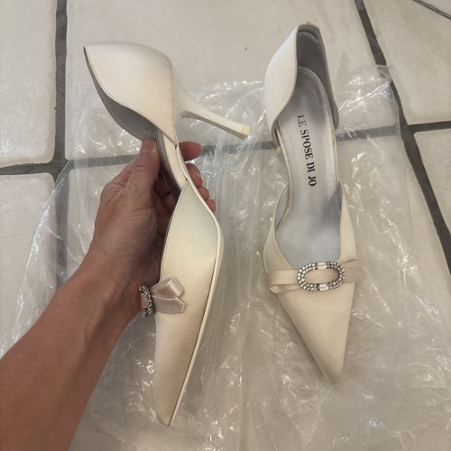 Italian bridal shoes - italian, kitten