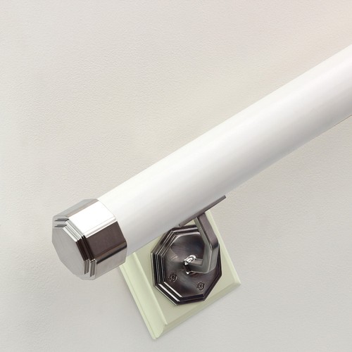 White primed mopstick - primed, handrail