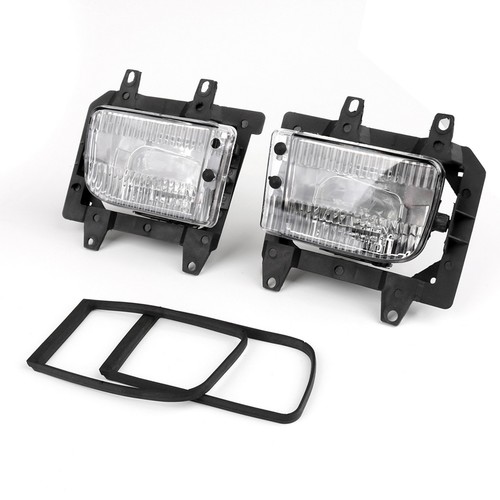 Front bumper clear fog lights - front,