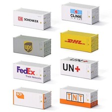 Evemodel N Scale 1:160 20ft Shipping Container 20' Cargo Box Model Railway