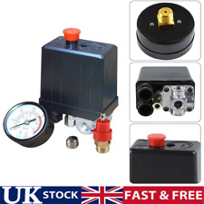 Pressure Gauge Safety Valve Set + Air Compressor Pressure Switch Single Phase