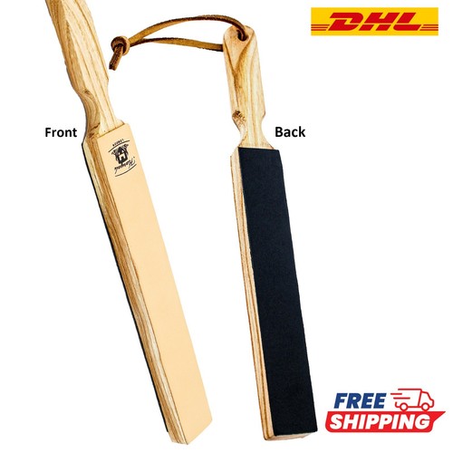 Leather strop cut throat - leather,