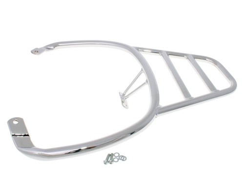 Rear luggage rack chrome for - luggage,