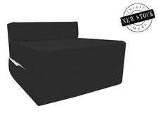 Black Cotton Twill Z Bed
