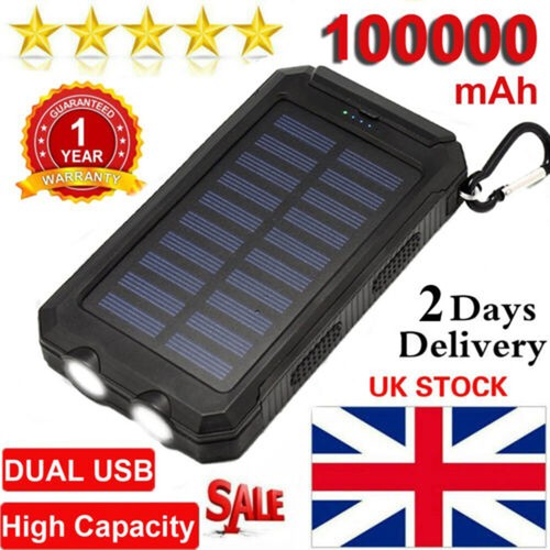 100000mah portable solar - 100000mah, power