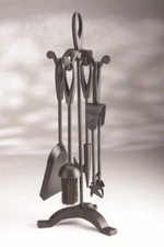 Inglenook Black 5 Piece Fire Set FIRE28