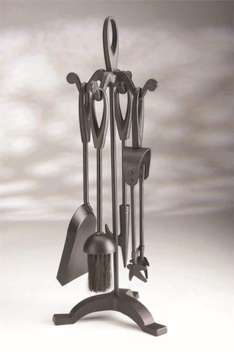 Inglenook black piece fire - piece,